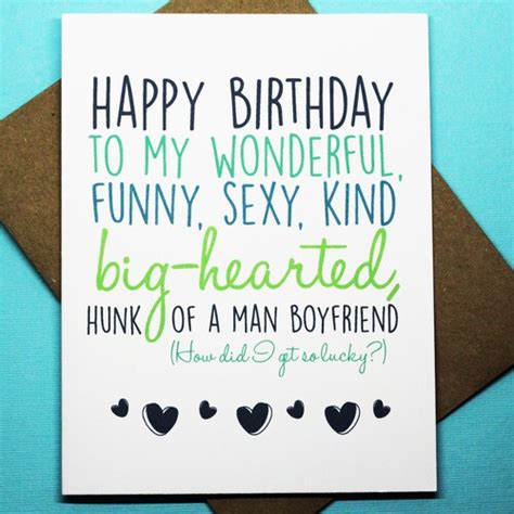 Happy Birthday To My Wonderful Sexy Kind Big Hearted Hunk Of A Etsy