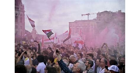 Tens Of Thousands Protested In Budapest Against Orbán Rhewal