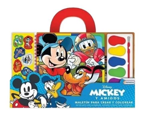 Maletin De Arte De Mickey Mouse Para Colorear Tapimovil