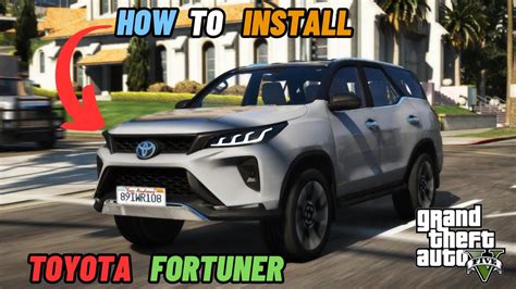 How To Install Fortuner In Gta Add On File Youtube