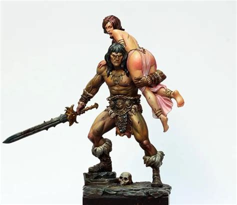 1 24 75mm Ancient Warrior And Woman Resin Figure Model Kits Miniature