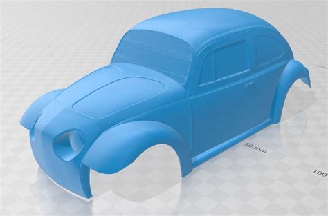 Volkswagen Baja Bug Printable Body Car 3d Model Stl Stl Printables
