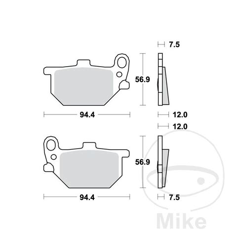 TRW Plaquettes De Frein Standards ALTN 7326721 Compatible Avec YAMAHA