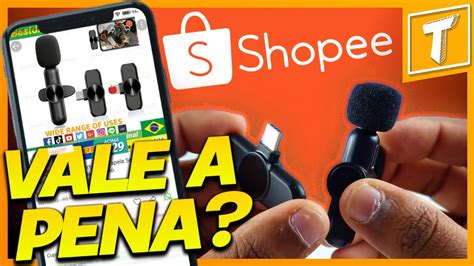 Microfone SEM FIO Da SHOPEE Vale A Pena YouTube