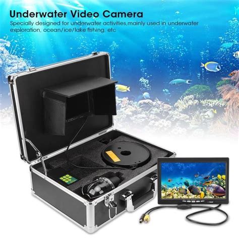 7in TFT LCD caméra de pêche sous marine Fish Finder système de moniteur