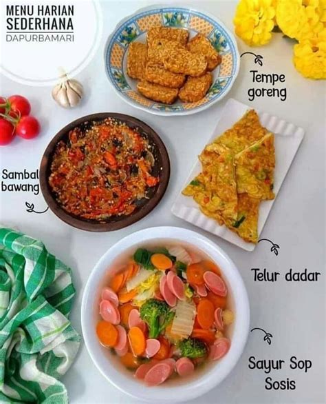 Pin By Denitiranto Ranto On Sambelan Cowek Healthy Food Menu