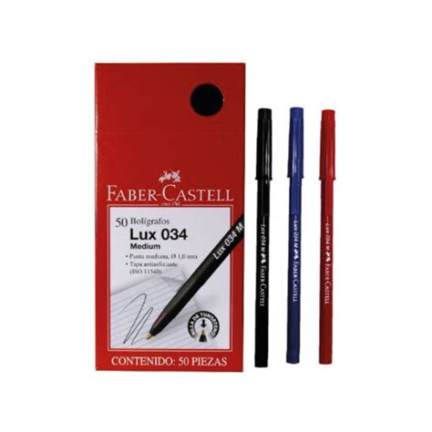 Lapicero Faber Castell Lux Medium Caja X Und El Grande