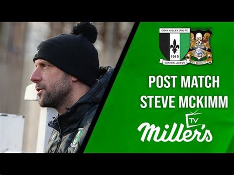 Post Match Interview Steve Mckimm Reflects On Millers First Defeat To