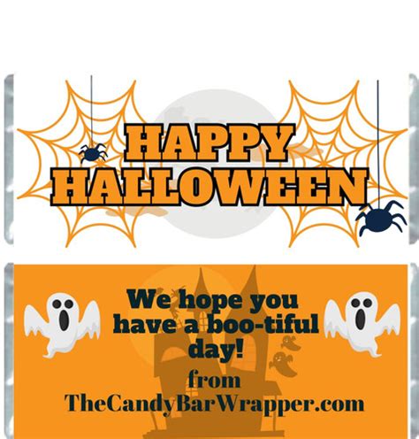 Happy Halloween Candy Wrappers