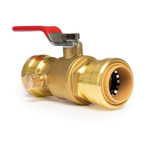 Quickfitting In Push To Connect X Fip Brass Full Port Ball Valve