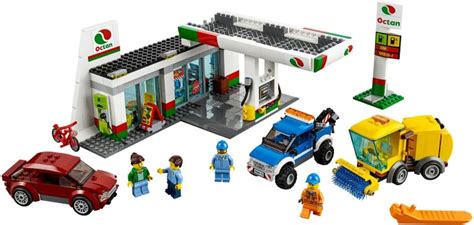 Modular Octan Gas Station Moc Lego
