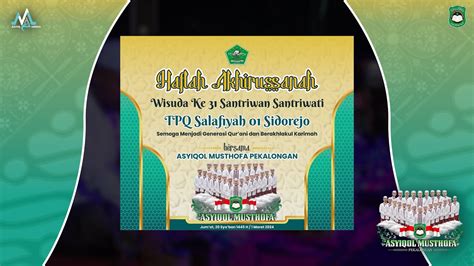 LIVE TPQ SALAFIYAH 01 JEMAWU SIDOREJO BATANG BERSHOLAWAT BERSAMA