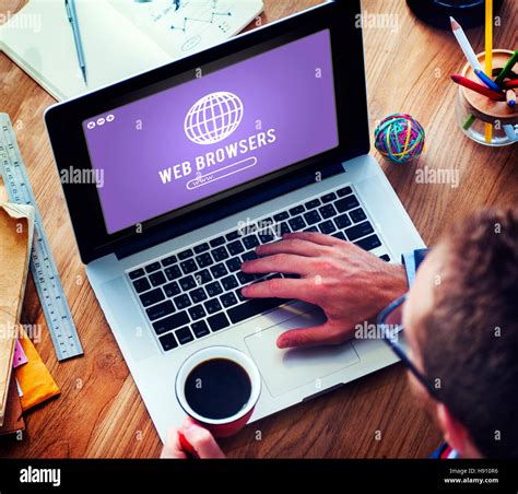 web browser internet net technology concept stock photo alamy