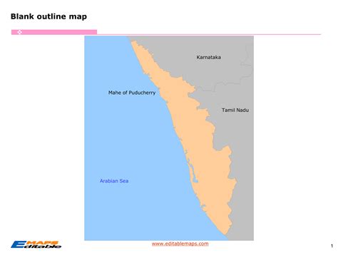 Kerala Map Outline