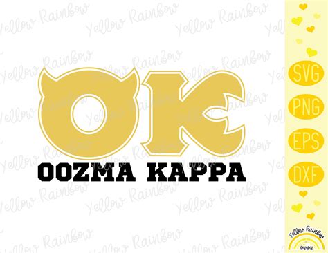 Oozma Kappa Logo Cutting Files in Svg Eps Dxf and Png | Etsy