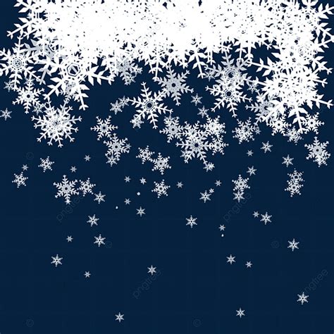 Snowflakes Falling Hd Transparent, Christmas White Falling Snowflakes ...