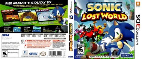 Sonic Lost World - Nintendo 3DS | VideoGameX