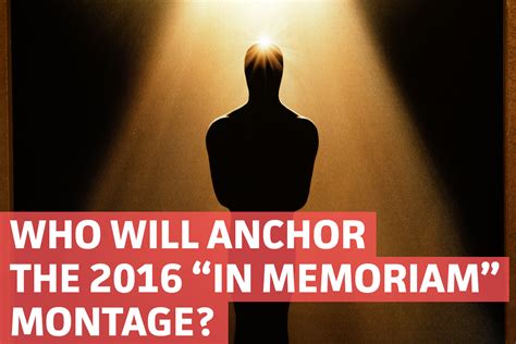 Oscars In Memoriam Montage 2016 Odds | Decider