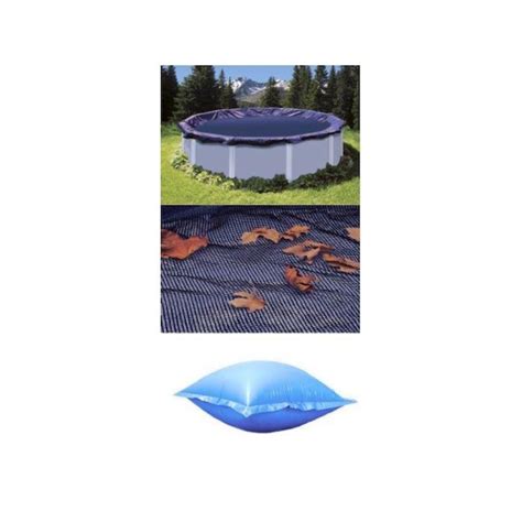 Swimline 18 Ft X 18 Ft Polyethylene Leaf And Debris Round Pool Cover At