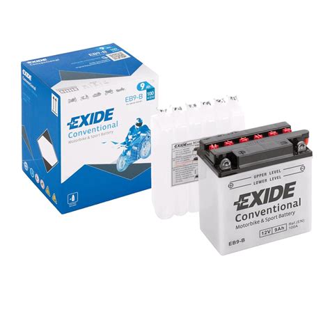 Exide Eb9b Dry Motorcycle Battery For MicksGarage