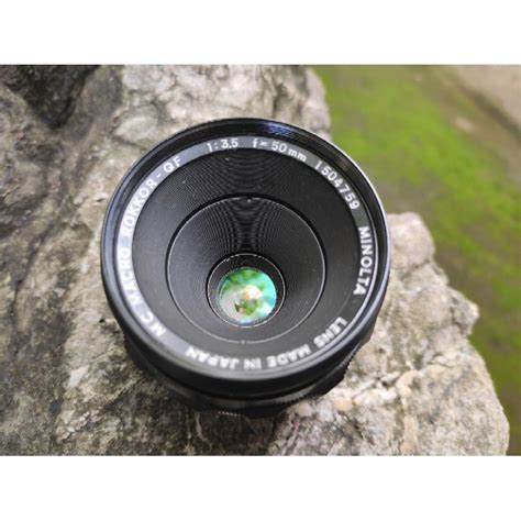 เลนสมอหมนมาโคร MINOLTA Mc Macro ROKKOR QF 50MM F3 5 Shopee Thailand