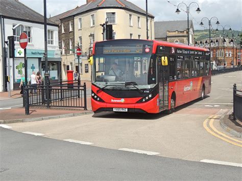 First 67092 YX 65 RHZ First Cymru Alexander Dennis E20D Flickr