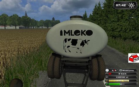 Beczka Do Wo Enie Mleka Farming Simulator Mody Dodatki