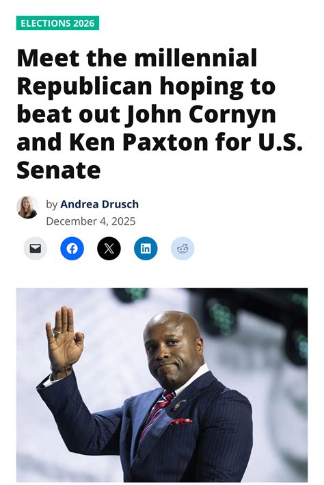 Who is Wesley Hunt and Why is He The Best Candidate for U.S. Senate