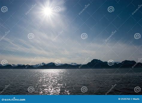 Midnight sun in Alaska stock photo. Image of pacific, seasonal - 2535762