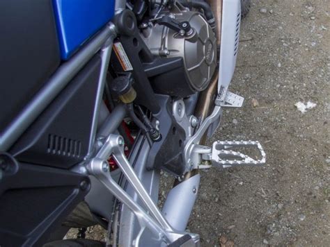 AltRider Adventure II Foot Pegs For The Aprilia Tuareg 660 Silver