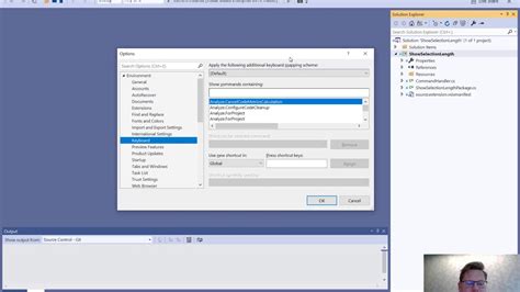 Modify Shortcut Keys In Visual Studio