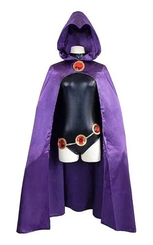 Traje De Disfraz De Raven De Teen Titan Phalloweencosplay Envío Gratis