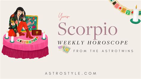 Scorpio Weekly Horoscope By The Astrotwins Astrostyle