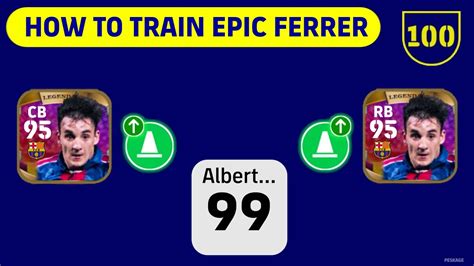 How To Train Albert Ferrer Quick Counter Playstyle In EFootball 2023