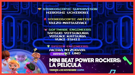 Pac Man Creditos Finales Mini Beat Power Rockers La Pelicula