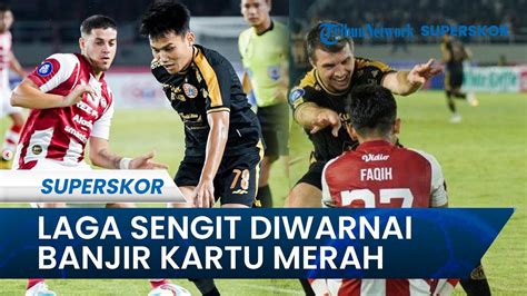 Duel Seru Persis Vs Persija Banjir Kartu Kuning Hingga Merah