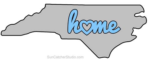 North Carolina Outline Svg Files North Carolina Cut Files United