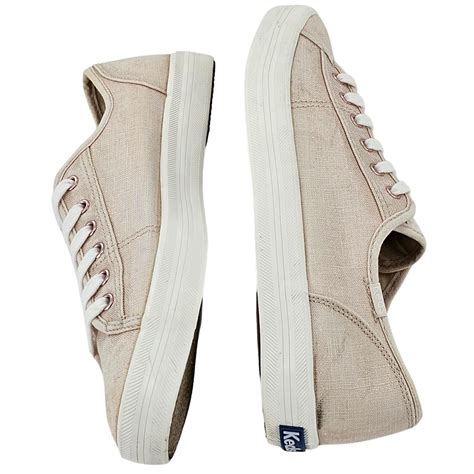 KEDS Ortholite KickStart Metallic Rose Gold Canvas Fashion Sneakers 9M