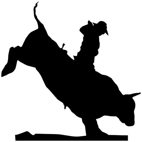 Rodeo Cowboy Bull Rider Sticker