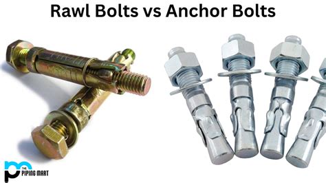 Rawl Bolt vs Anchor Bolt - What's the Difference