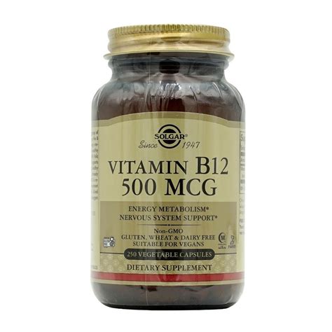 Solgar B Mcg Vitamin B Mcg