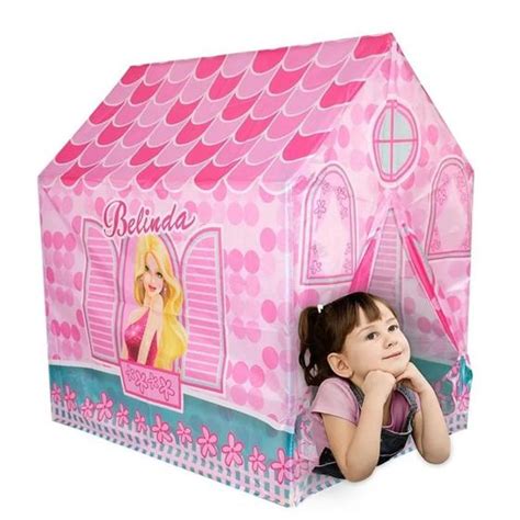 Barraca Infantil Dobrável Grande Cabana Tenda Menina Menino DM Toys