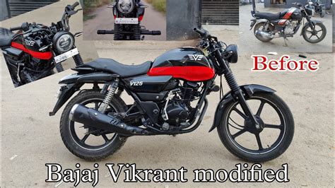 Story Behind The Modified Bajaj V By Eimor Customs In Ins Vikrant