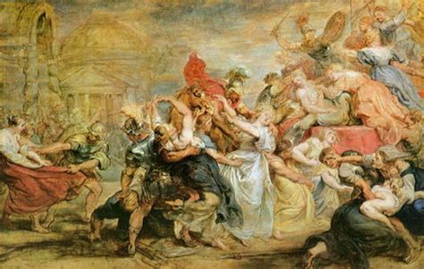 The Art Of Story Telling The Abduction Of The Sabine Women Dailyart