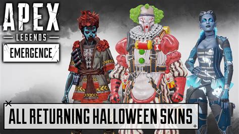 New All Returning Halloween Skins In Monster Within Apex Legends