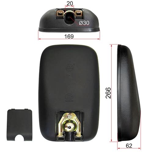 Зеркало автомобильное SL-1690