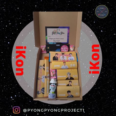 Jual Snack Box Gift Box KPOP IKon Hampers Kado Ulang Tahun Kado