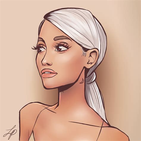 How To Draw Ariana Grande Easy Ariana Grande Drawing Ea Nbkomputer