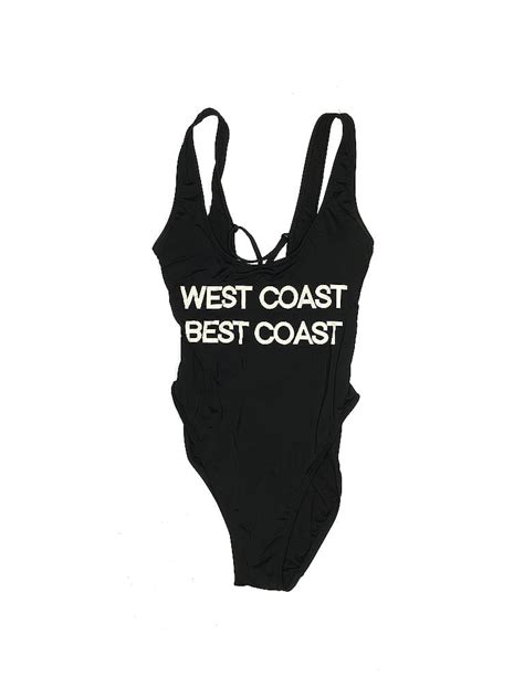 The Bikini Lab Graphic Black One Piece Swimsuit Size S 52 Off ThredUp