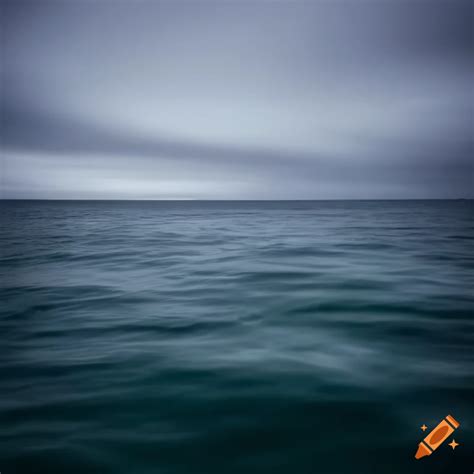 View Of The Dark Ocean With The Sky Above On Craiyon